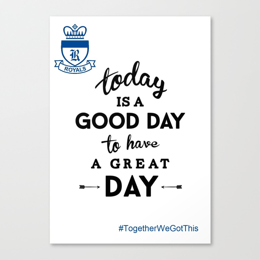 Today is a good day to have a great day
