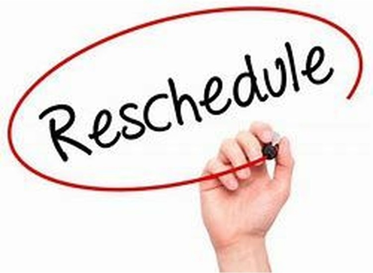 reschedule