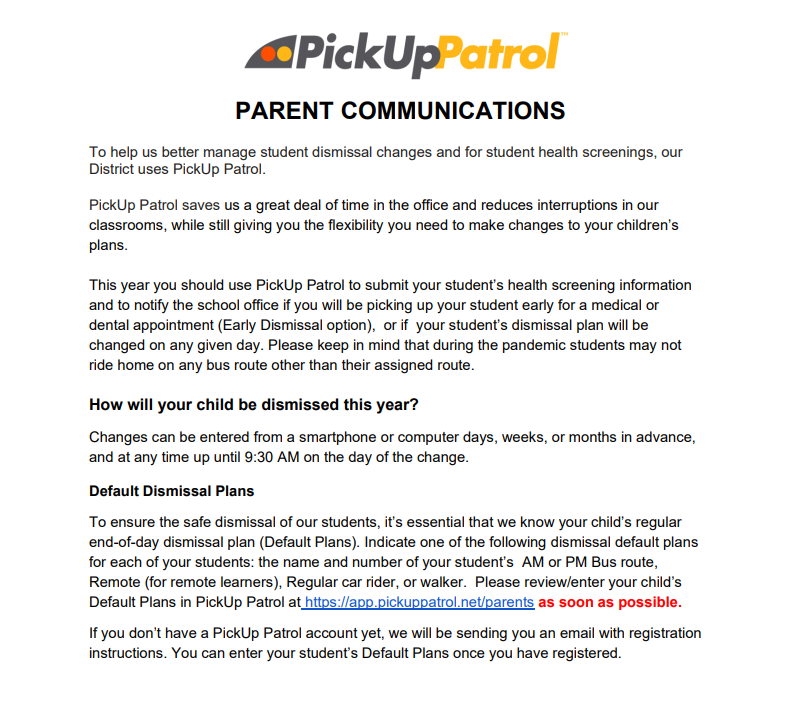 pick up patrol