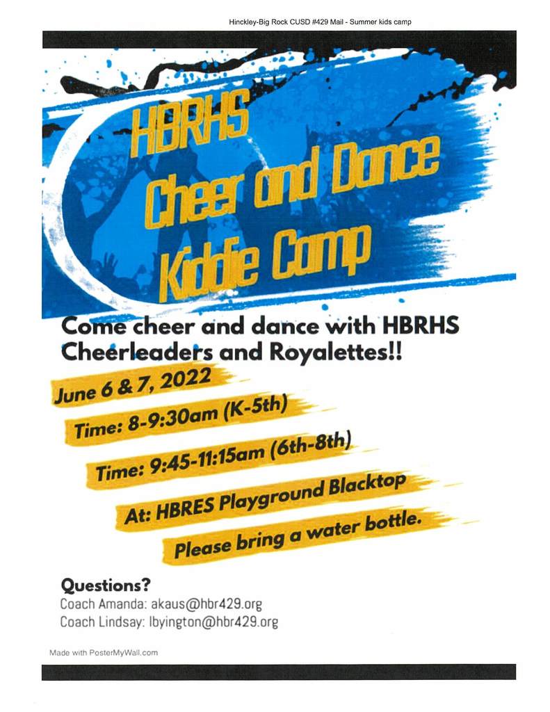 Cheer and Dance Camp
