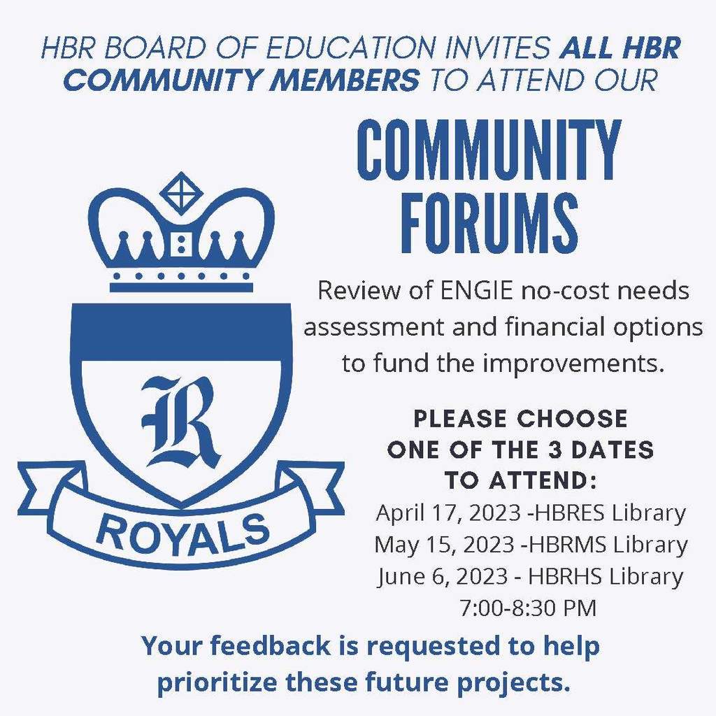 Community forum flyer - English